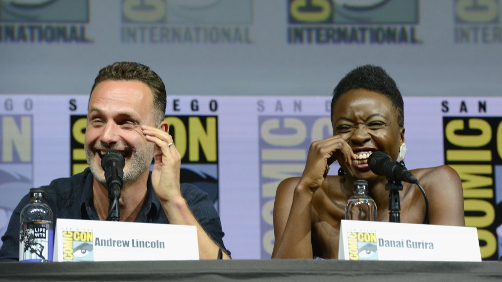 Comic-Con International 2018 - AMC's 'The Walking Dead' Panel - Andrew Lincoln and Danai Gurira