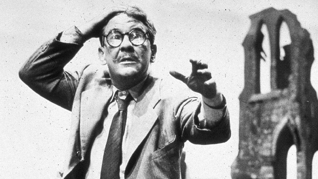 Burgess Meredith performs in 'The Twilight Zone'