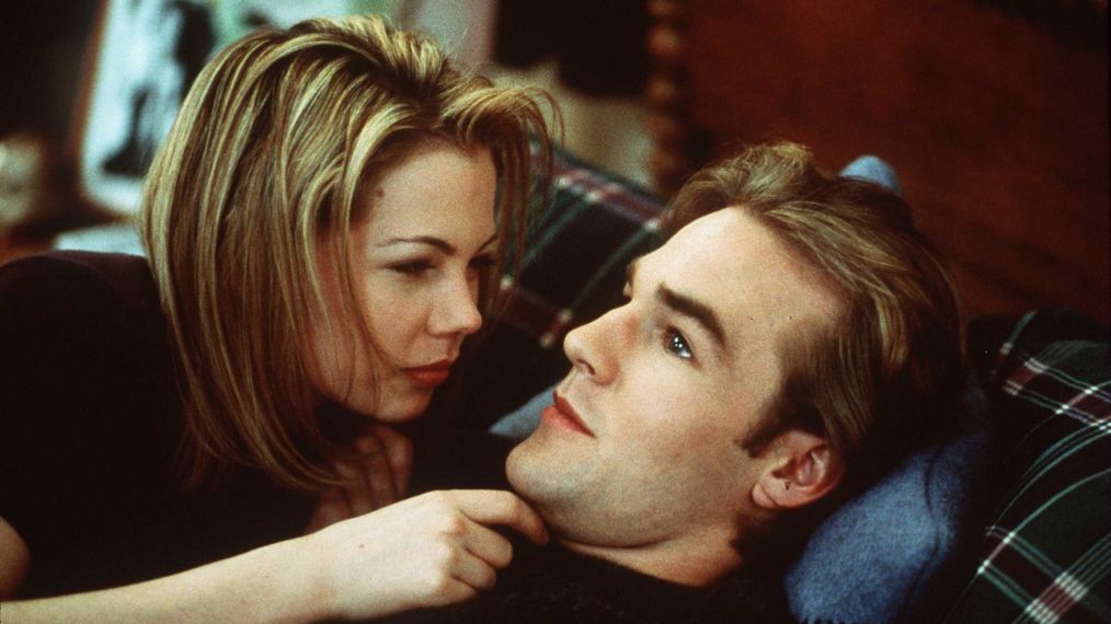 Michelle Williams and James Van Der Beek in Dawson's Creek