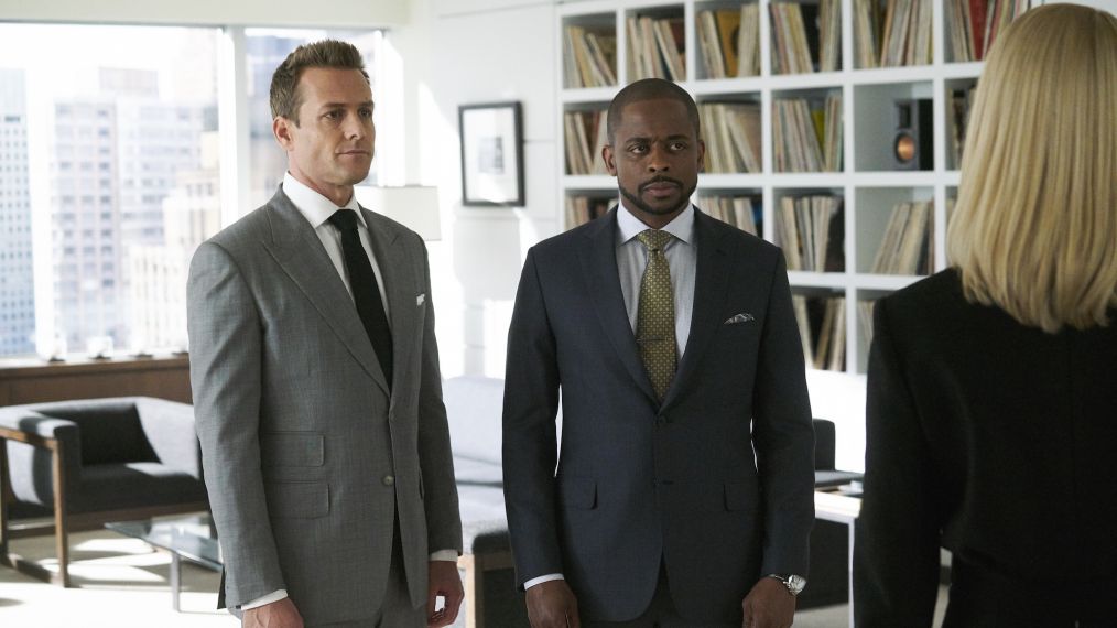 Gabriel Macht and Dulé Hill on Suits - Season 8