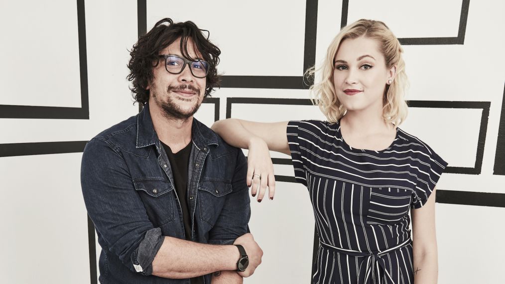 Bob Morley and Eliza Taylor