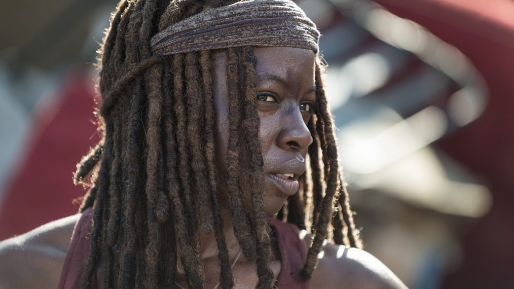 Danai Gurira as Michonne - The Walking Dead _ Season 8, Episode 10 - Photo Credit: Gene Page/AMC