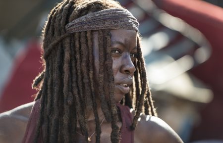 Danai Gurira as Michonne - The Walking Dead _ Season 8, Episode 10 - Photo Credit: Gene Page/AMC