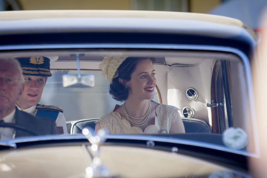 The Crown - Philip, Elizabeth - Queen Elizabeth II and Prince Philip journey through Ghana