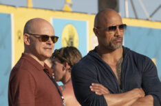 Rob Corddry and Dwayne Johnson in Ballers