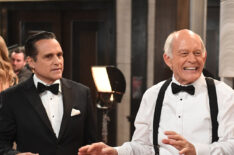Maurice Benard and Max Gail in General Hospital