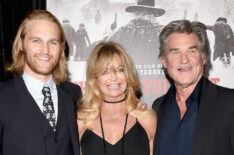 Wyatt Russell with parents Goldie Hawn and Kurt Russell