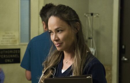 Moon Bloodgood as Rox Valenzuela in Code Black - 'Change of Heart'