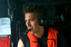 David Muir in a helicopter on World News Tonight