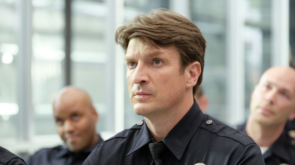 Nathan Fillion as John Nolan in the pilot of The Rookie