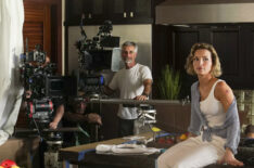Behind the scenes with Perdita Weeks as Juliet Higgins in Magnum P.I. - 'I Saw The Sun Rise'