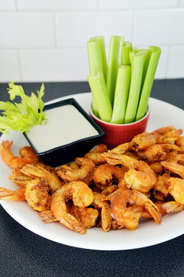 Firecracker Shrimp with Blue Cheese Dressing