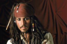 Johnny Depp in The Pirates Of The Caribbean - Curse Of The Black Pearl