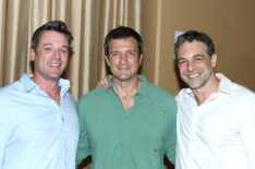Tom Degnan, Nathan Fillion and Chris McKenna at the 'One Life To Live' and 'All My Children' Reunion Event