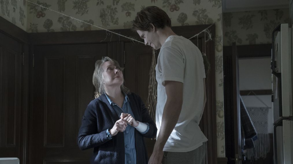 Castle Rock -- 'The Queen' - Episode 107 - Memories haunt Ruth Deaver. Ruth Deaver (Sissy Spacek) and Bill Skarsgard, shown. (Photo by: Dana Starbard/Hulu)