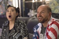 Future Man - Tracy (Awkwafina) and Paul (Paul Scheer)