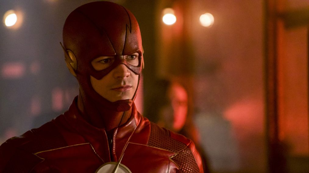 The Flash -- 'Harry and the Harrisons' -- Image Number: FLA421b_0502b.jpg -- Pictured: Grant Gustin as The Flash -- Photo: Shane Harvey/The CW -- é 2018 The CW Network, LLC. All rights reserved