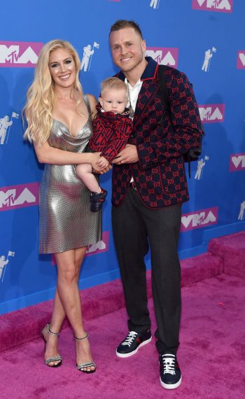 Heidi Montag, Gunner Pratt, and Spencer Pratt attend the 2018 MTV Video Music Awards