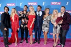 2018 MTV Video Music Awards - Justin Bobby Brescia, Stephanie Pratt, Frankie Delgado, Ashley Wahler, Jason Wahler, Audrina Patridge, Heidi Pratt, Gunner Pratt and Spencer Pratt