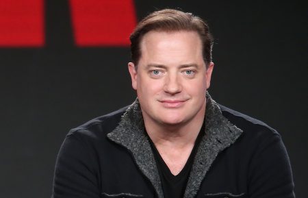 Actor Brendan Fraser of the television show Condor speaks at the 2018 Winter Television Critics Association Press Tour