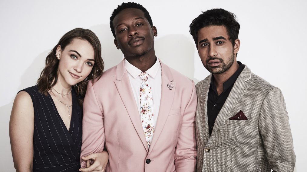 Violett Beane, Brandon Micheal Hall, and Suraj Sharma of God Friended Me