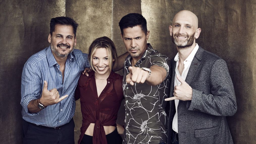 Peter Lenkov, Perdita Weeks, Jay Hernandez and Eric Guggenheim - Magnum P.I.