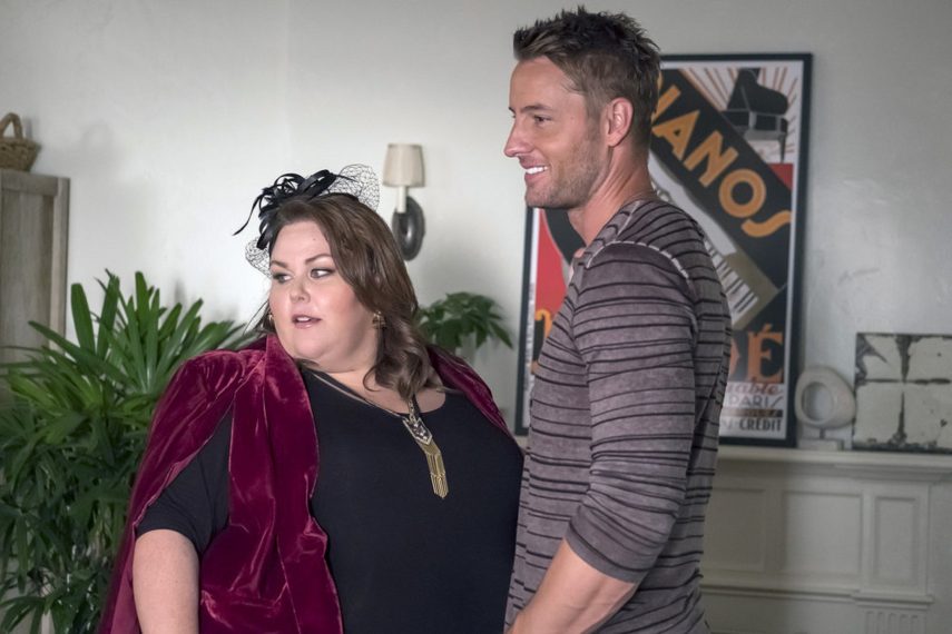 THIS IS US -- "A Father's Advice" Episode 201 -- Pictured: (l-r) Chrissy Metz as Kate, Justin Hartley as Kevin -- (Photo by: Ron Batzdorff/NBC)