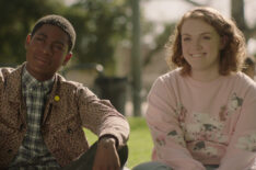 RJ Cyler and Shannon Purser in Sierra Burgess Is a Loser