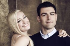 Beth Behrs and Max Greenfield