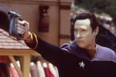 Brent Spiner as Data in 'Star Trek: Insurrection' in 1998