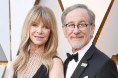 Kate Capshaw and Steven Spielberg attend the 90th Annual Academy Awards