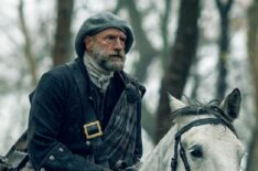 Graham McTavish riding a horse in Outlander Season 2 2016