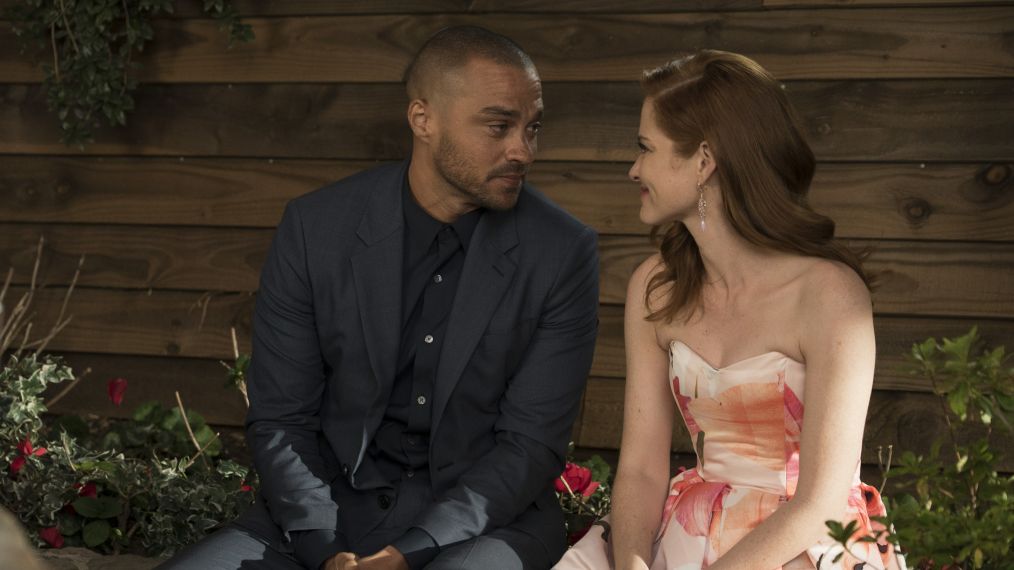 Jesse Williams and Sarah Drew