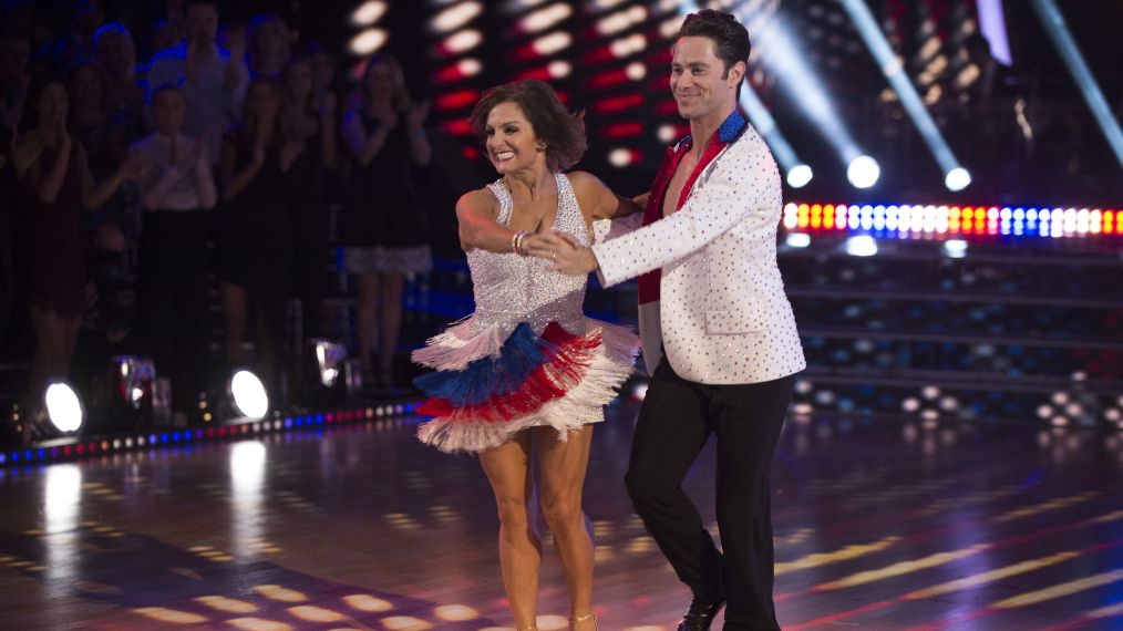 Mary Lou Retton and Sasha Farber on Dancing With The Stars