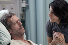 Hugh Laurie as Dr. Greg House, Lisa Edelstein as Dr. Lisa Cuddy in House - 'Wilson's Heart'