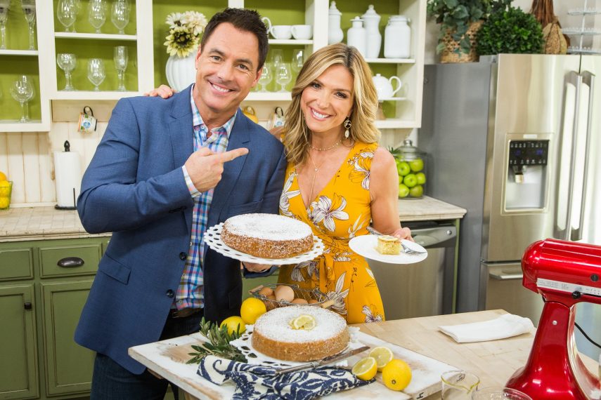 Mark Steines and Debbie Matenopoulos welcome actress Andie MacDowell from the Hallmark Channel original movie At Home in Mitford. Actress Lindsay Wagner talks about the Hallmark Channel original movie Eat, Play, Love. Actors Cristine Prosperi and Jordan Rodrigues from "Bring It On: Worldwide #Cheersmack" are here. Chef Michael Mina makes brokaw avocado with pickled hot peppers and summer vegetables. The five finalists of Women's Health magazine's "Next Fitness Star" join us. Amputee model Shaholly Ayers visits our home. Debbie makes a delicious Greek lemonopita. Maria Provenzano creates a dorm room chandelier. Orly Shani shows us a DIY floral vanity. Shirley Bovshow has tips for watering potted plants. Credit: © 2017 Crown Media United States, LLC | Photo: Alexx Henry Studios, LLC / jeremy lee