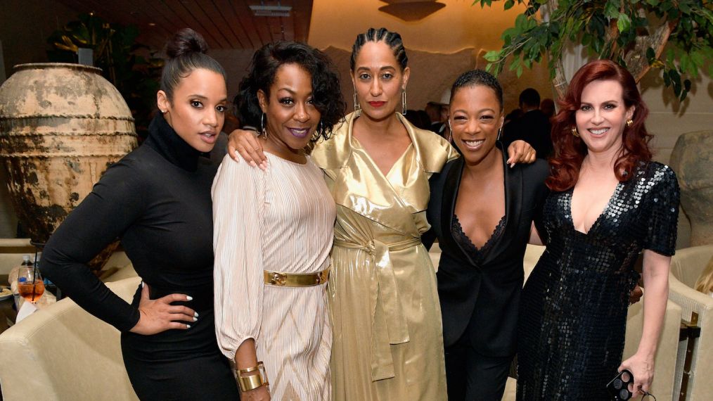 Dascha Polanco, Tichina Arnold, Tracee Ellis Ross, Samira Wiley and Megan Mullally attend The Hollywood Reporter & SAG-AFTRA 2nd Annual Emmy Nominees Night
