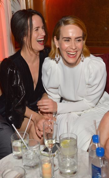 Elizabeth Reaser and Sarah Paulson at Entertainment Weekly And L'Oreal Paris Hosts The 2018 Pre-Emmy Party