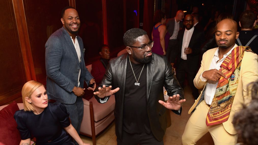 Rumer Willis, Lil Rel Howery, and Brandon Victor at the Entertainment Weekly 2018 Pre-Emmy Party
