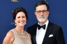 70th Emmy Awards - Evelyn McGee-Colbert and Stephen Colbert