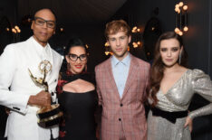 RuPaul, Michelle Visage, Tommy Dorfman, and Katherine Langford attends the 2018 Netflix Primetime Emmys After Party