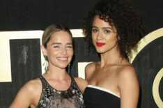 HBO's Post Emmy Awards Reception - Emilia Clarke and Nathalie Emmanuel