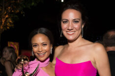 Thandie Newton and Lisa Joy attend HBO's Post Emmy Awards Reception