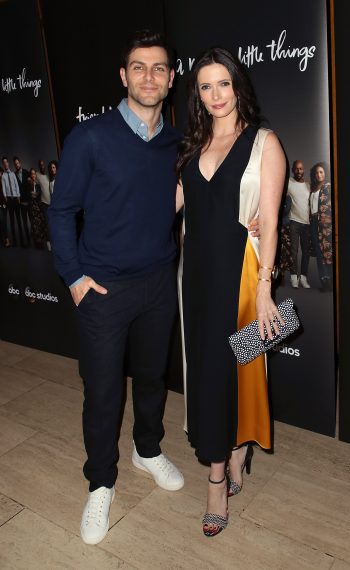 David Giuntoli and Elizabeth Tulloch attend the premiere of ABC's 'A Million Little Things'