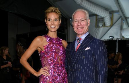 Heidi Klum and Tim Gunn - Project Runway - Backstage - Fashion Week Spring 2015