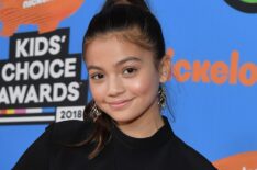 Siena Agudong attends Nickelodeon's 2018 Kids' Choice Awards at The Forum on March 24, 2018