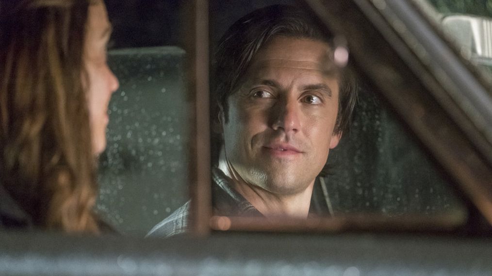 THIS IS US -- 'Ave Maria' Episode 301 -- Pictured: (l-r) Mandy Moore as Rebecca, Milo Ventimiglia as Jack -- (Photo by: Ron Batzdorff/NBC)