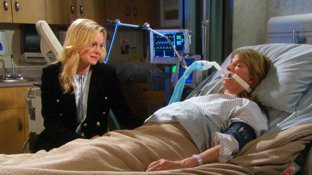 Martha Madison as Belle Black and Deidre Hall as Marlena on Days of Our Lives