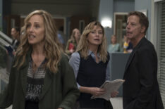 Kim Raver, Ellen Pompeo, Greg Germann in Grey’s Anatomy