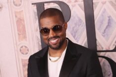 Kanye West attends the Ralph Lauren fashion show during New York Fashion Week 2018